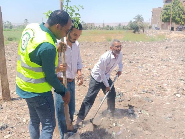 حملة النظافة بمركز قوص